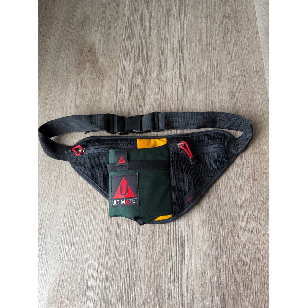 Ultimate Direction Solo Running Waist Pack Hydration Belt Black Green Yellow